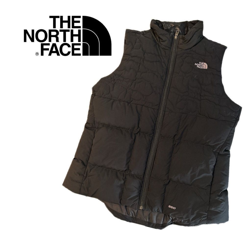 The North Face Women’s 550 Black Down Goose Down Vest - Size L